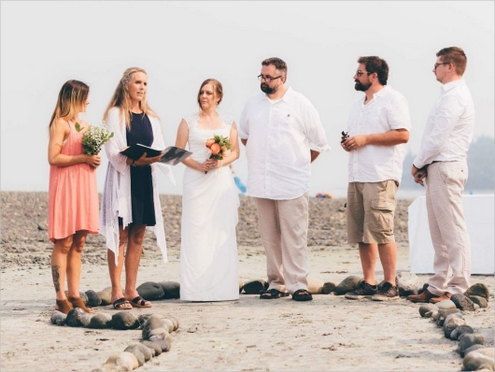 Beach Wedding British Columbia